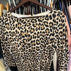 EUC Kate Spade Leopard Print Fit and Flare